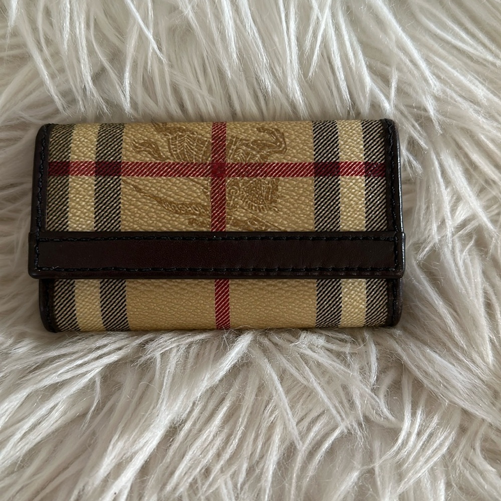 Burberry key and card holder